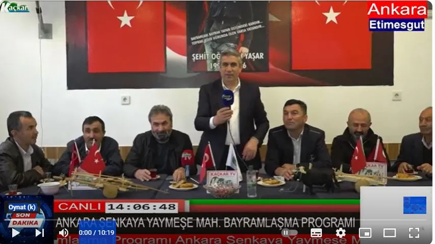 Ankara’daki Şenkaya Yaymase Mahallesi Derneği Bayramlaşma Programı Düzenledi.