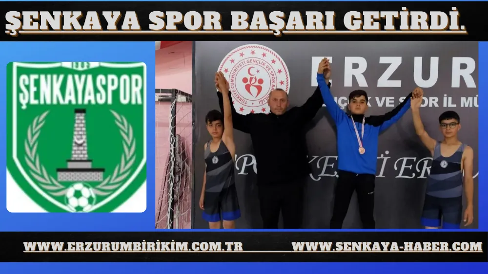 Şenkaya Belediye Spor Başarı Getirdi.