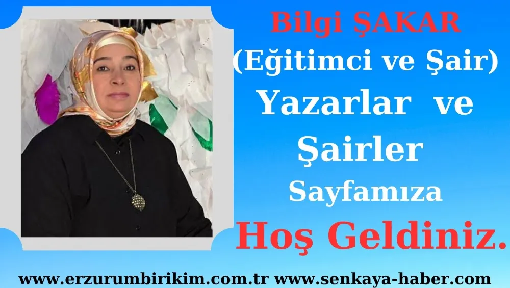 Bilgi ŞAKAR; Erzurum Birikim Gazetesinde Yazılarını Paylaşacaklar.