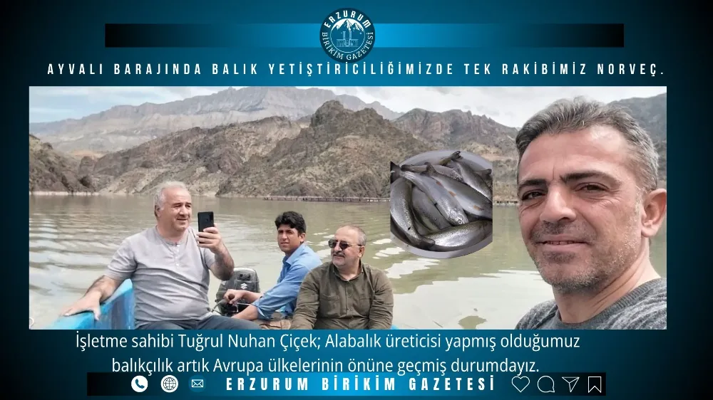 Ayvalı Barajında Balık Yetiştiriciliğimizde Tek Rakibimiz Norveç.