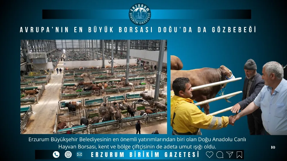 AVRUPA’NIN EN BÜYÜK BORSASI DOĞU’DA DA GÖZBEBEĞİ