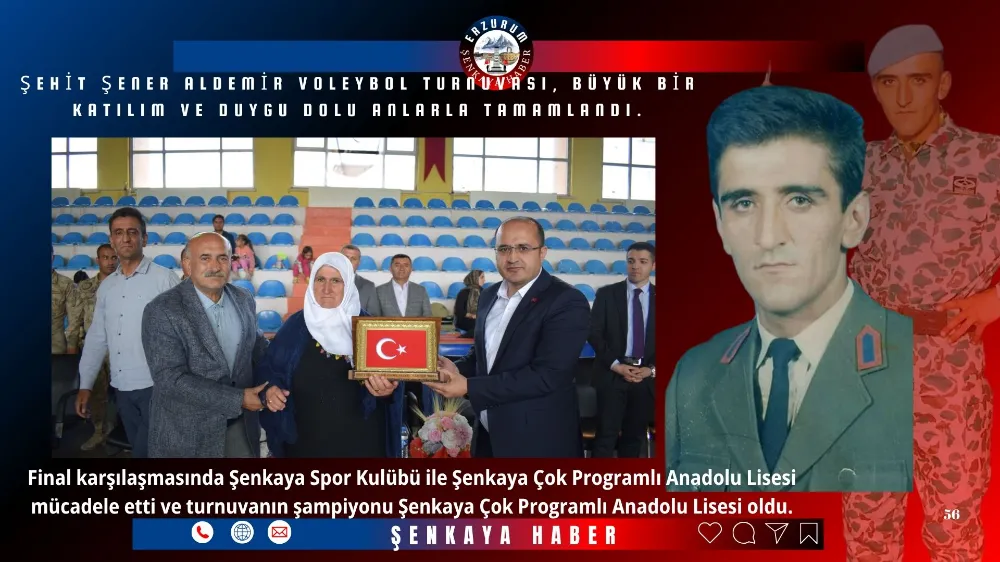 Şehit Şener Aldemir Voleybol Turnuvası, Büyük Bir Katılım ve Duygu Dolu Anlarla Tamamlandı.