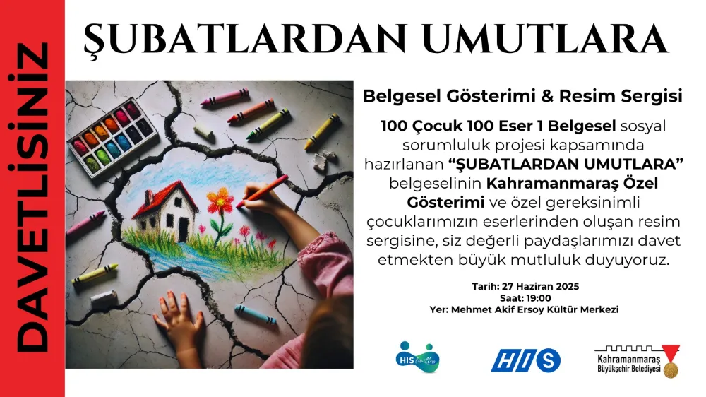 DAVETLİSİNİZ ŞUBATLARDAN UMUTLARA 