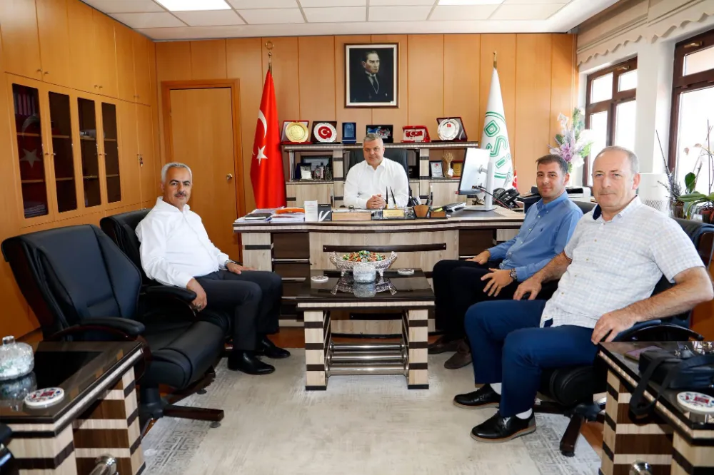 DSİ 8. Bölge Müdürü Oğuzhan Yavuz’u,Oltu heyeti ile ziyaret.