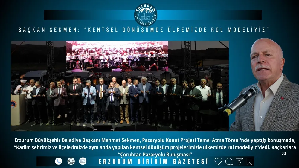 BAŞKAN SEKMEN: “KENTSEL DÖNÜŞÜMDE ÜLKEMİZDE ROL MODELİYİZ”