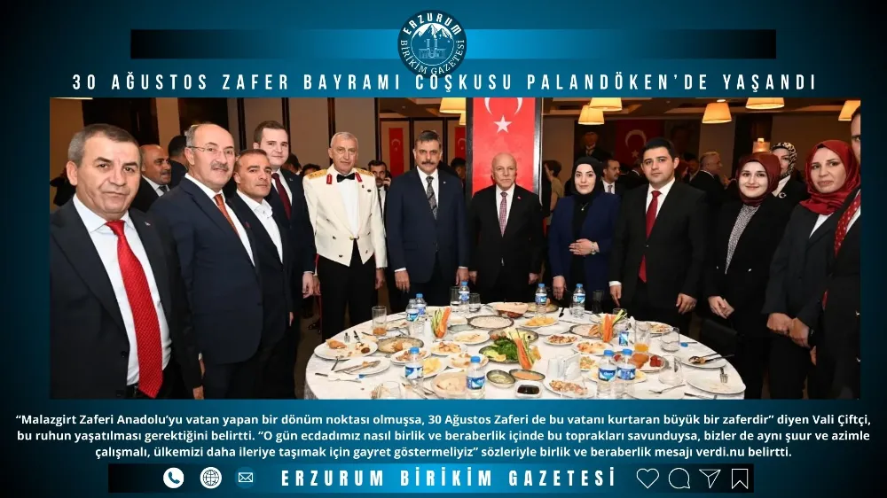 30 Ağustos Zafer Bayramı Coşkusu Palandöken’de Yaşandı