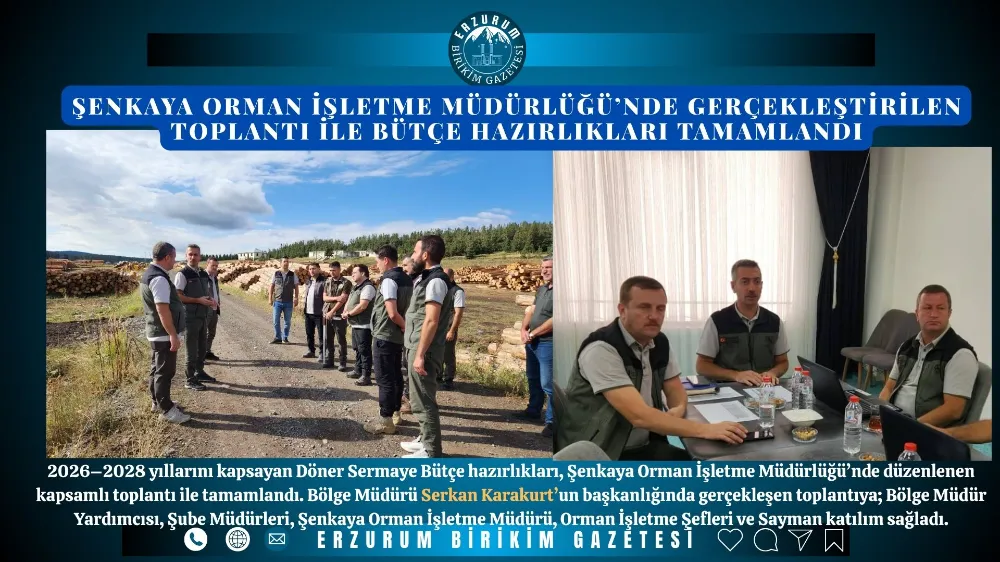 2026–2028 Döner Sermaye Bütçesi Şenkaya’da Planlandı