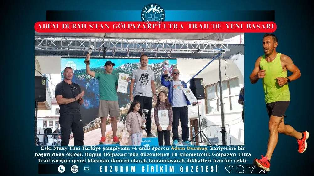 Adem Durmuş’tan Gölpazarı Ultra Trail’de Yeni Başarı