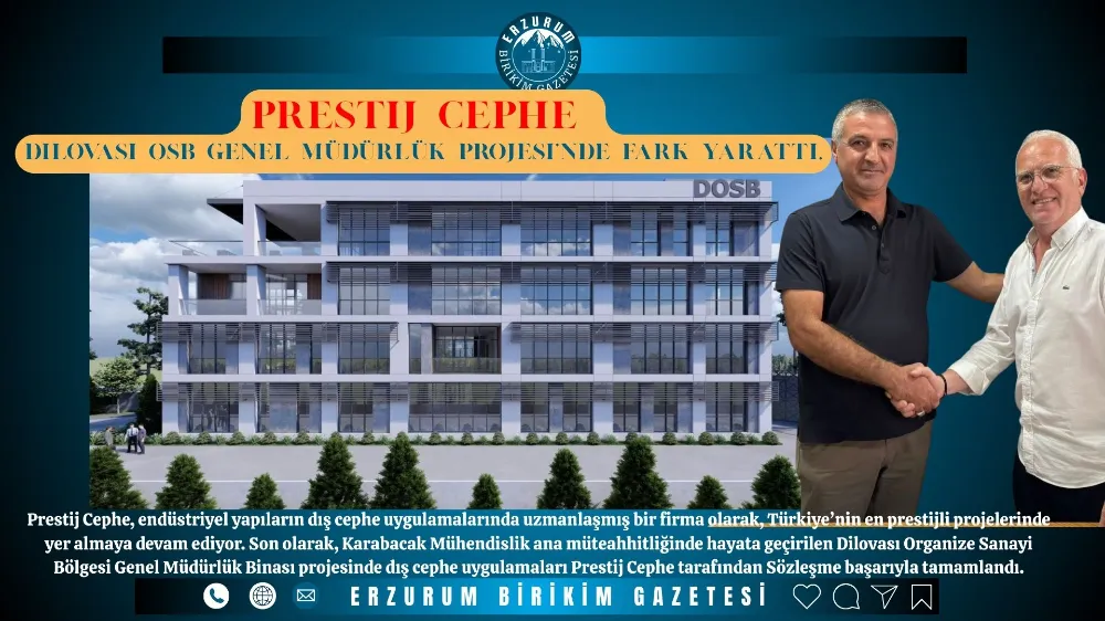 Prestij Cephe, Dilovası OSB Genel Müdürlük Projesi’nde Fark Yarattı.
