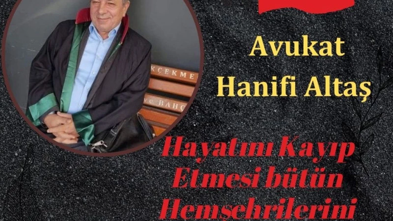 Av.Hanifi ALTAŞ Seyid Nizam Camide Namazı Kılınarak Kozlu Mezarlığına Ebedi İstiraatı İçin Sevenleri