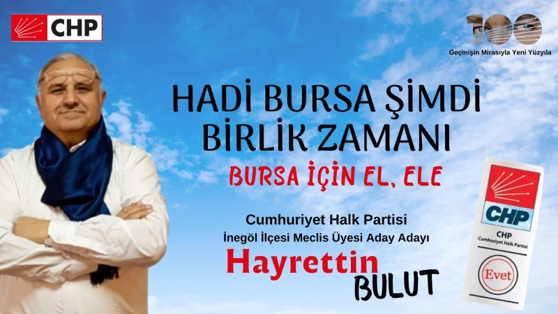 Hayrettin Bulut CHP  Belediye Meclis Üyesi Aday Adayı .